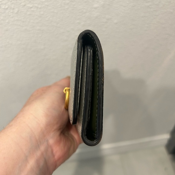 Burberry EUC Silver Compact Trifold Wallet - Picture 2 of 6